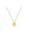 Necklace Geometric from Gold Plated Steel