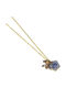The Carat Shop Gold Plated Silver Necklace Blue