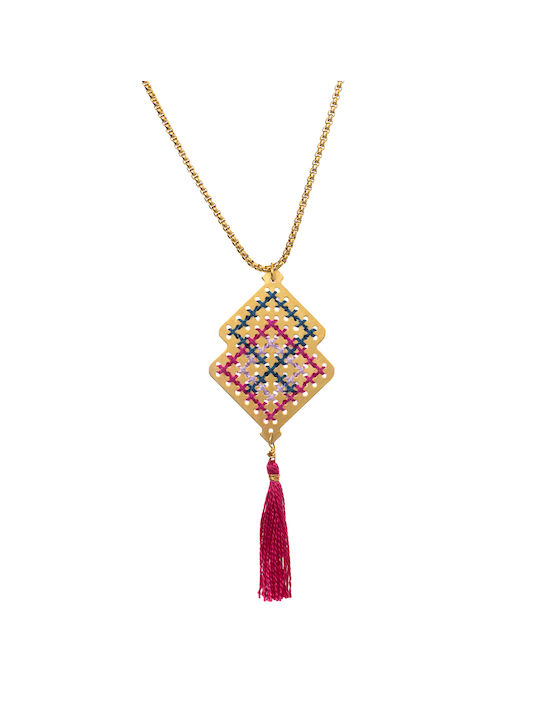 LifeLikes Necklace with Pink Gold Plating