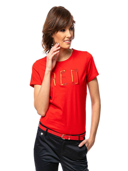 Heavy Tools Women's T-shirt Red