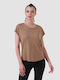 Superstacy Women's Athletic T-shirt Brown