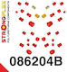 Strongflex Συνεμπλόκ για Honda Prelude 086204B