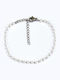 Kostibas Fashion Women's Bracelet made of Steel with Pearls