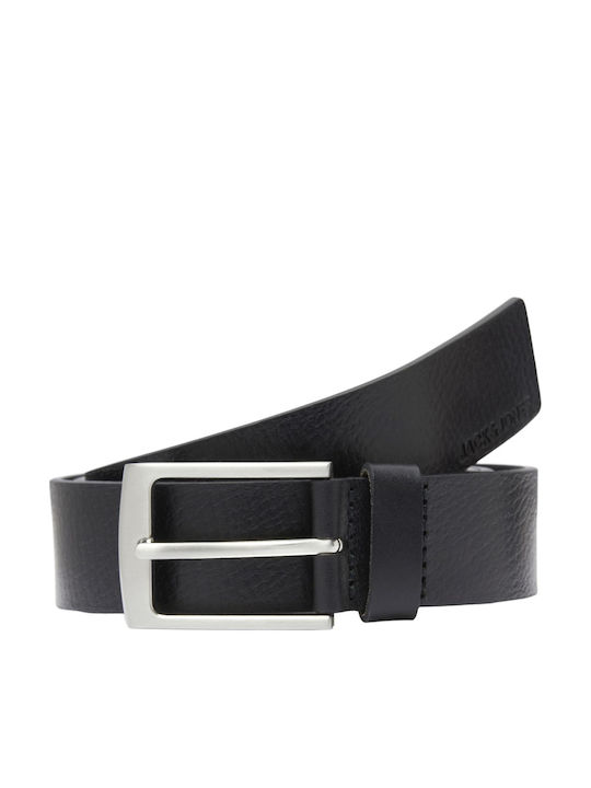 Jack & Jones Ανδρική Ζώνη Μαύρη