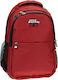 No Fear School Bag Backpack Elementary, Elementary in Red color 30lt