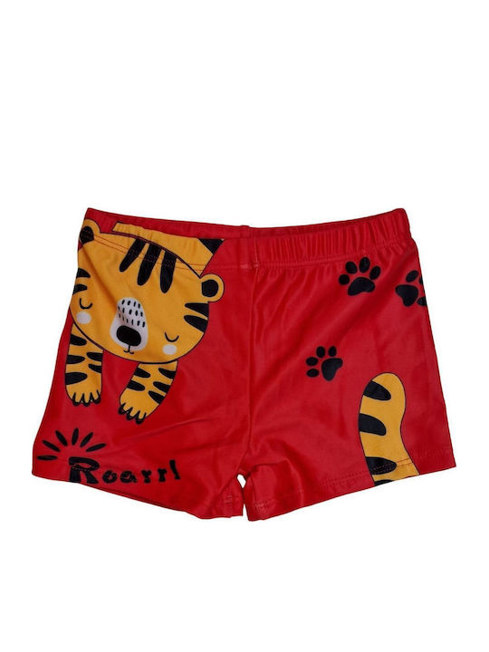 Senses Kids Swimwear Swim Shorts Red