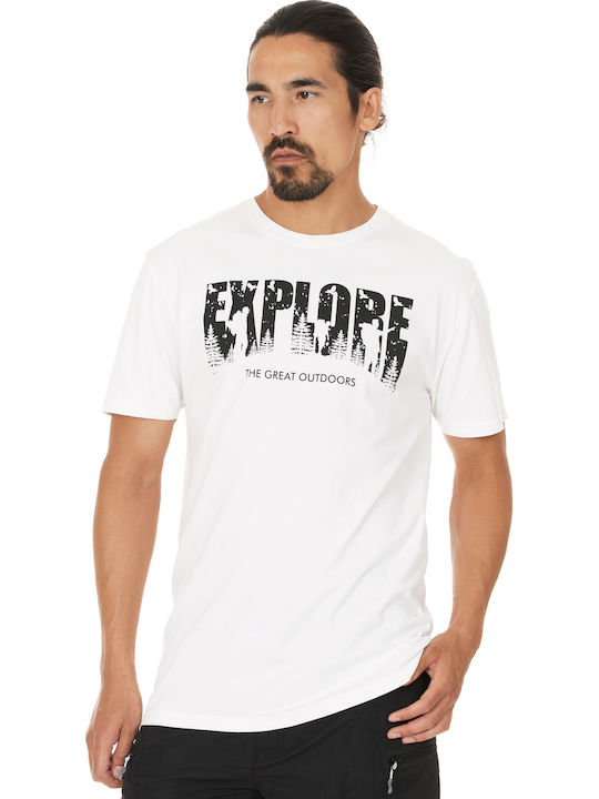 Αθλητικό T-shirt Λευκό