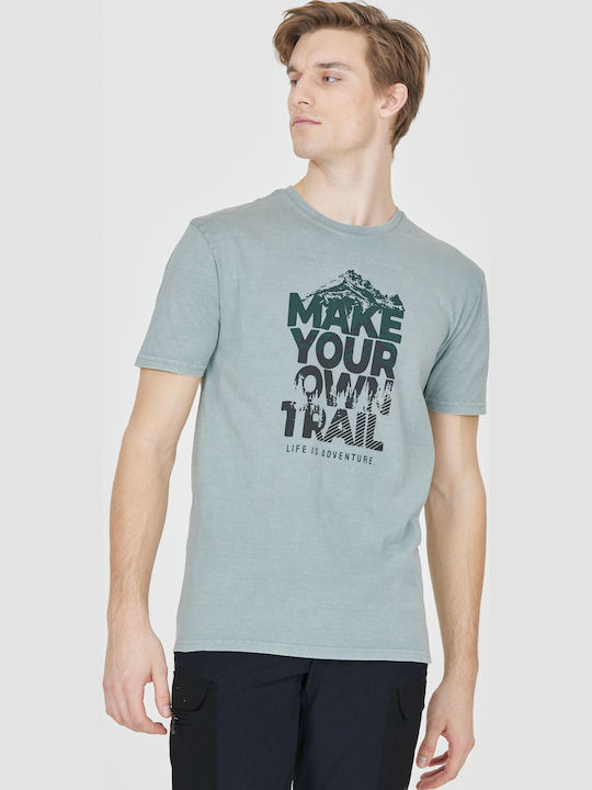 Αθλητικό T-shirt Γαλάζιο