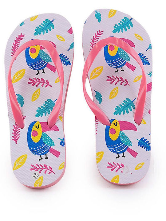 Παιδικές Σαγιονάρες Flip Flops Λευκές