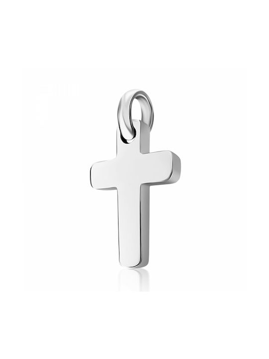 Chrilia White Gold Cross 14K