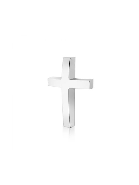 Chrilia White Gold Cross 14K