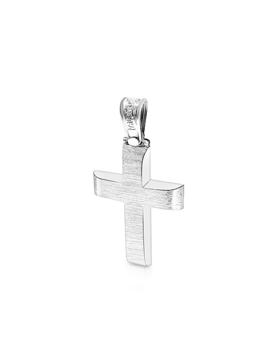 Chrilia Weißgold Kreuz 14K