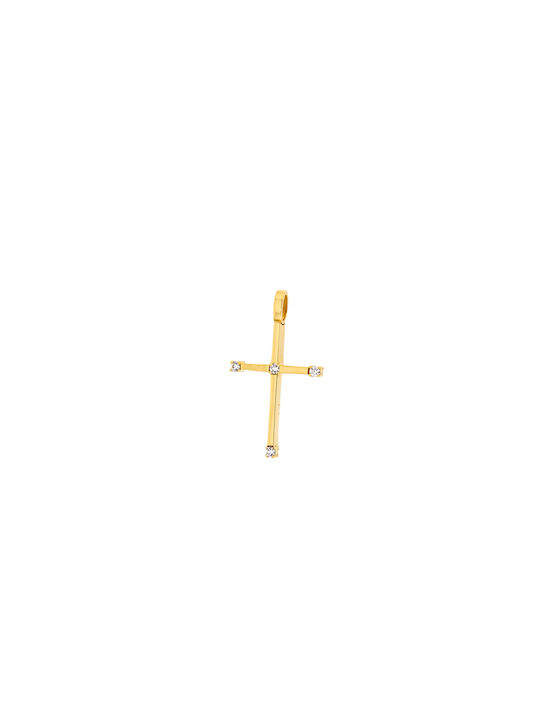 Skaras Jewels Gold Cross 14K