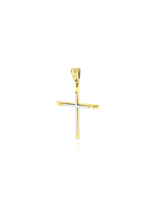 Skaras Jewels Men's Gold Cross 14K