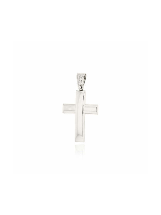 Skaras Jewels Weißgold Kreuz 14K