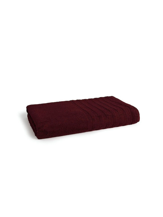 Fieldcrest Bath Towel Ultra Soft 90x180cm. Burgundy