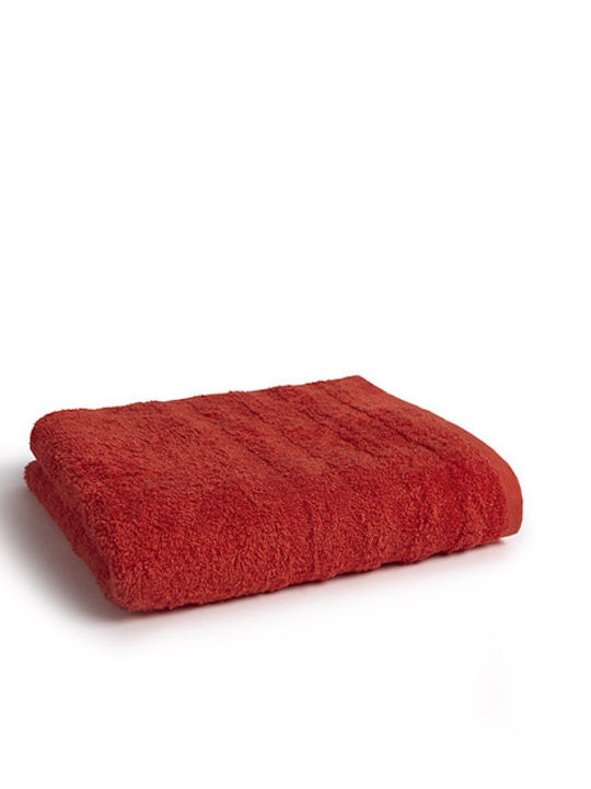 Fieldcrest Facecloth Ultra Soft 50x100cm. Red