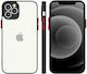 Go Clever Milky Back Cover Σιλικόνης Μαύρο (iPhone 13 Pro Max)