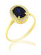 Fa Cad'oro Ring with Zircon made of Gold 14K
