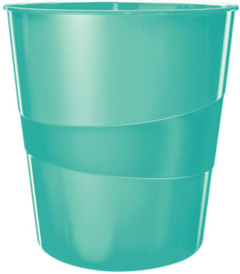 Leitz Plastic Blue 15L Waste Bin Leitz Plastic Blue 15L Waste Bin