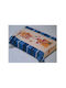 Manterol Casa Decke Babydecken Kinderbett Samt Blau 100x130cm