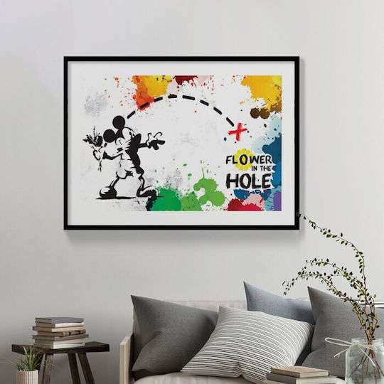 Walls Mickey Frame Wooden 70x50cm
