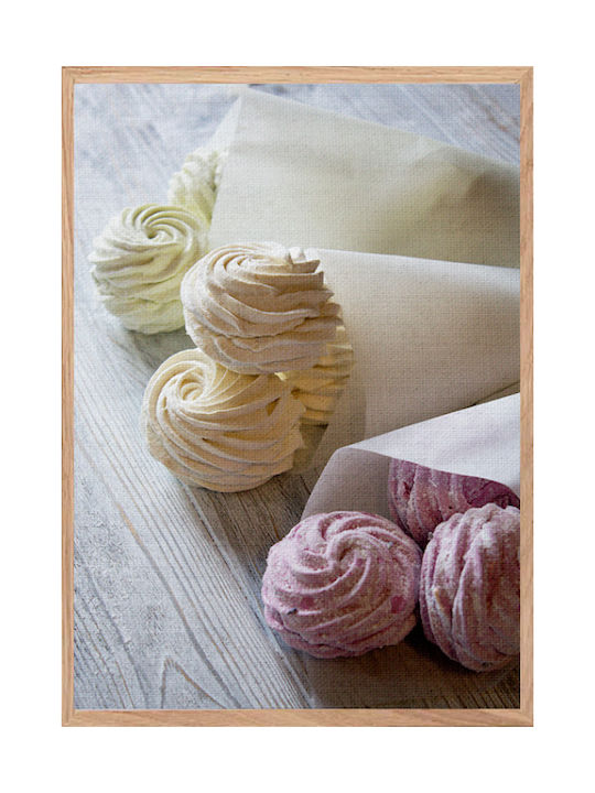 Walls Σπιτικά Marshmallow Πίνακας σε Καμβά 40x50cm