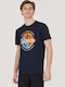 Edmund Αθλητικό T-shirt Navy Μπλε