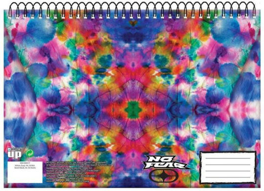 Back Me Up Μπλοκ Ζωγραφικής Tie Dye A4 21x29.7cm 30 Φύλλα