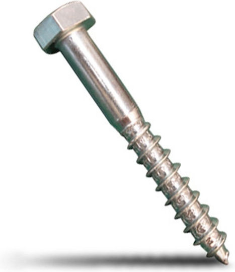 A&D Trainer Schraube Sechskant Metallisch mit Durchmesser M10 und Länge 70mm 130Stück