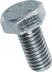Vidomet Metal Screw Hexagon DIN 933 with Diameter M8 and Length 40mm