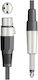 QTX Sound Cable XLR female - 6.3mm male Μαύρο 6m 190.087UK