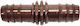 0000310016160 Schlauch-Rohrverbinder 16mm Braun