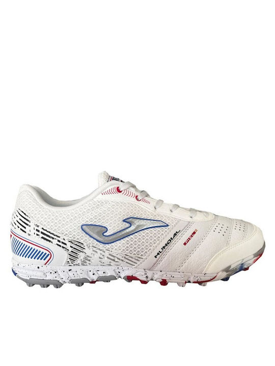 Joma Mundial 2302 TF Ποδοσφαιρικά Παπούτσια με Σχάρα Λευκά