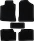 Autopataki Set of Front and Rear Mats 5pcs for Toyota Corolla 2000-2006 Black