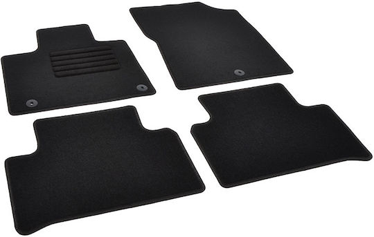Rigum Set of Front and Rear Mats 4pcs for Kia Sorento 2020+ Black