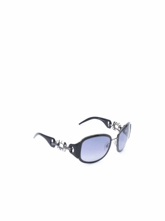 Roberto Cavalli Women's Sunglasses with Black Frame and Gray Gradient Lens 517-S 08B