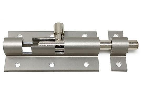 Metalor Σύρτης Πόρτας 100mm Ασημί