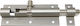 Metalor Σύρτης Πόρτας 120mm Ασημί