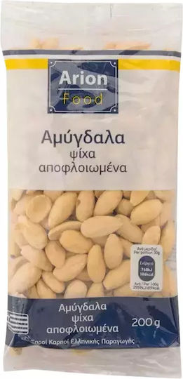 Arion Food Αμύγδαλα Ωμά Αποφλοιωμένα Χωρίς Αλάτι 200gr
