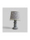Oxygen Kids Table Lamp Stars In Sky Gray 25x15x25cm