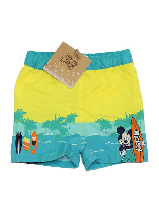 Disney Mouse Παιδικό Μαγιό Βερμούδα / Σορτς Κίτρινο