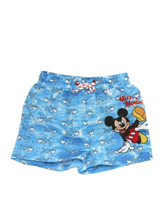 Disney Mouse Детски Бански Къси панталони за плуване Светлосин