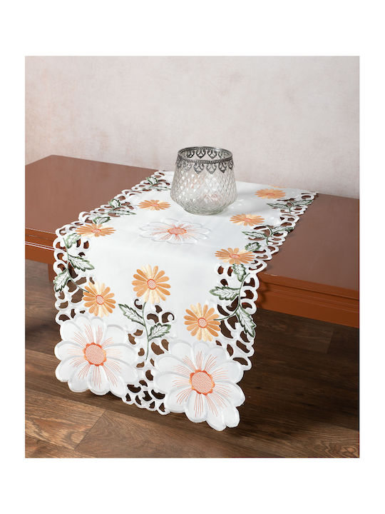 Silk Fashion Ράνερ Κοφτό Πορτοκαλί 40x170εκ.