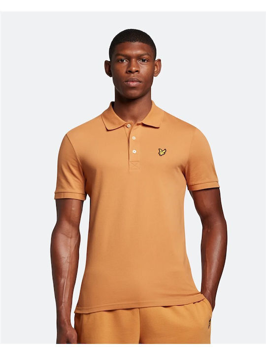 Lyle and Scott Herren Kurzarmshirt Polo Orange