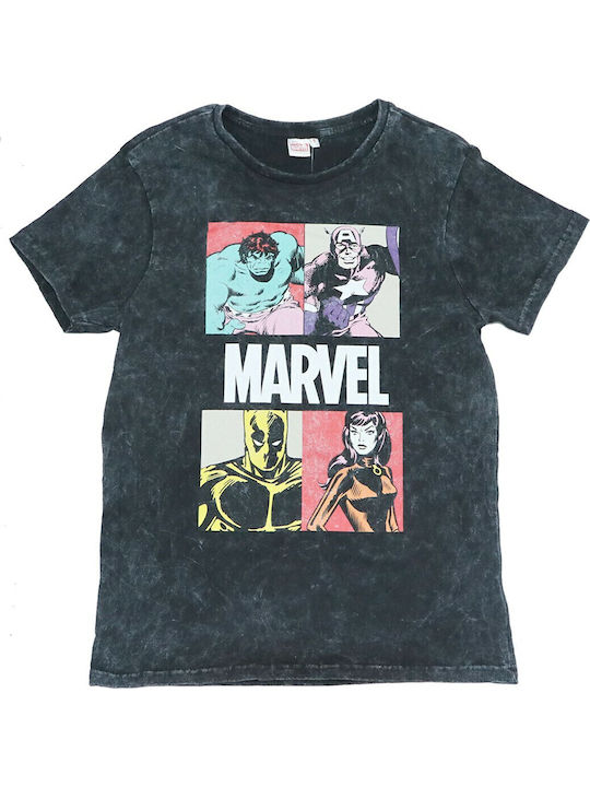 Marvel T-shirt Μαύρο Βαμβακερό