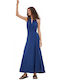 Namaste Midi Dress Blue