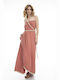 Raffaella Collection Summer Maxi Dress Brown