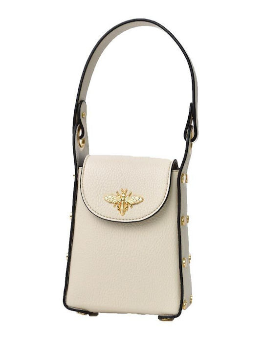 Potre Damen Tasche Schulter Beige