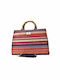 Potre Women's Bag Tote Hand Multicolour